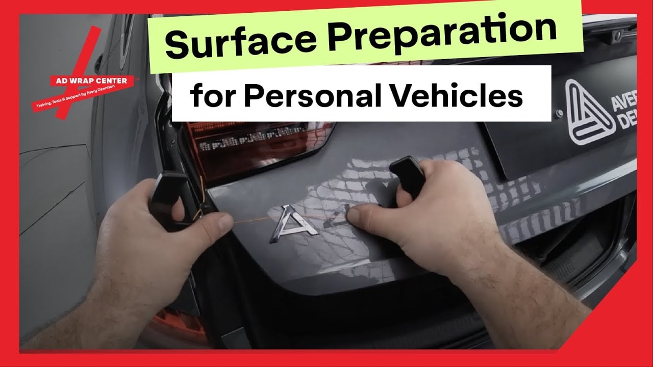 04 Pregătirea suprafețelor pentru vehicule personale (AD Wrap Center)